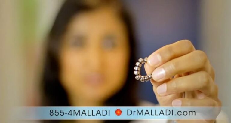 Dr. Preeti Malladi with ring in Hand