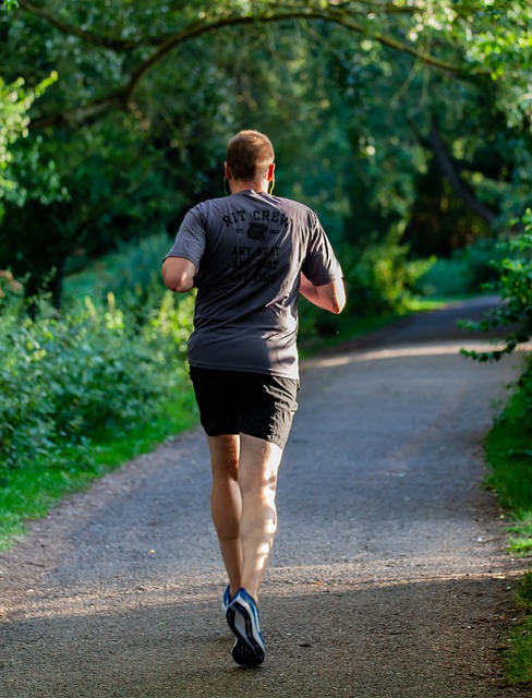 Man Jogging in the park