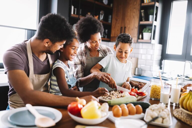 Family cook healthy